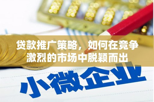 邵阳贷款推广策略，如何在竞争激烈的市场中脱颖而出