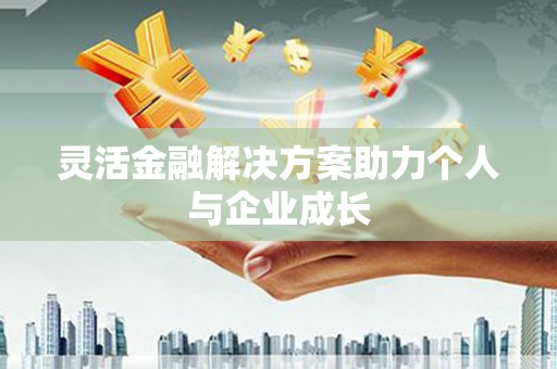 邵阳灵活金融解决方案助力个人与企业成长