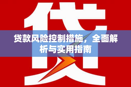 邵阳贷款风险控制措施，全面解析与实用指南