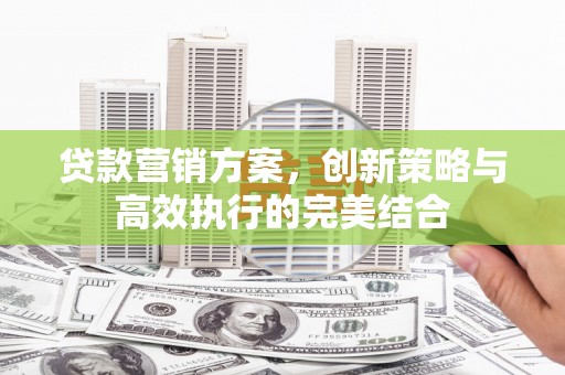邵阳贷款营销方案，创新策略与高效执行的完美结合