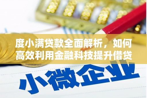 邵阳度小满贷款全面解析，如何高效利用金融科技提升借贷体验
