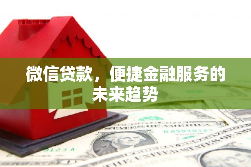 邵阳微信贷款，便捷金融服务的未来趋势