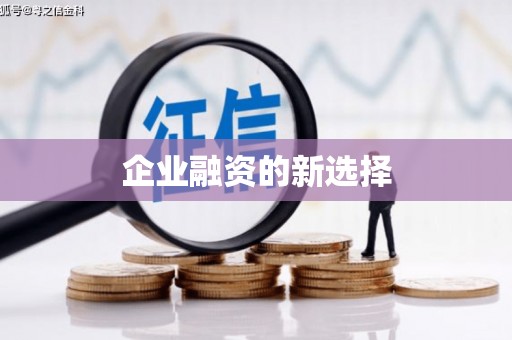 邵阳企业融资的新选择