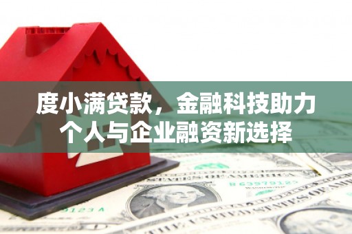 邵阳度小满贷款，金融科技助力个人与企业融资新选择