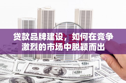 邵阳贷款品牌建设，如何在竞争激烈的市场中脱颖而出