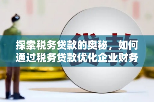 邵阳探索税务贷款的奥秘，如何通过税务贷款优化企业财务