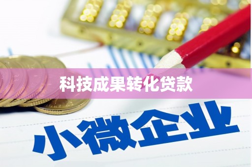 邵阳科技成果转化贷款