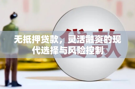 邵阳无抵押贷款，灵活融资的现代选择与风险控制
