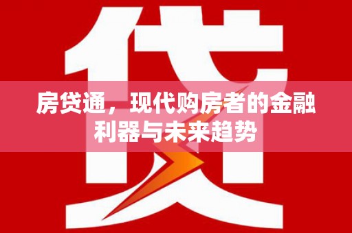 邵阳房贷通，现代购房者的金融利器与未来趋势