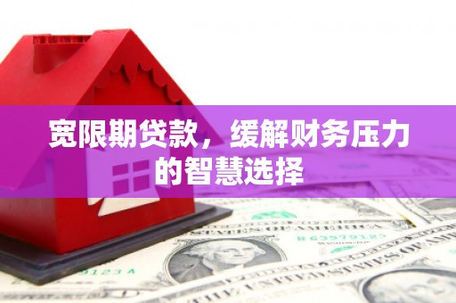 邵阳宽限期贷款，缓解财务压力的智慧选择