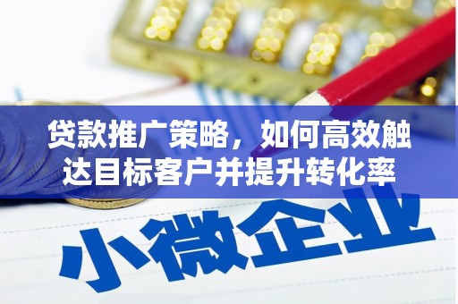 邵阳贷款推广策略，如何高效触达目标客户并提升转化率
