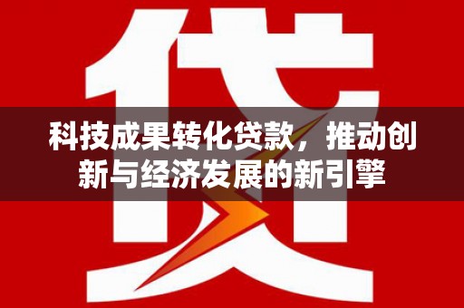 邵阳科技成果转化贷款，推动创新与经济发展的新引擎