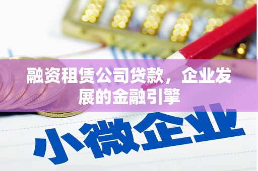 邵阳融资租赁公司贷款，企业发展的金融引擎