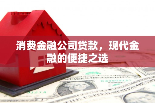 邵阳消费金融公司贷款，现代金融的便捷之选
