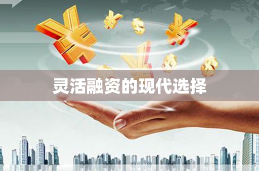 邵阳灵活融资的现代选择