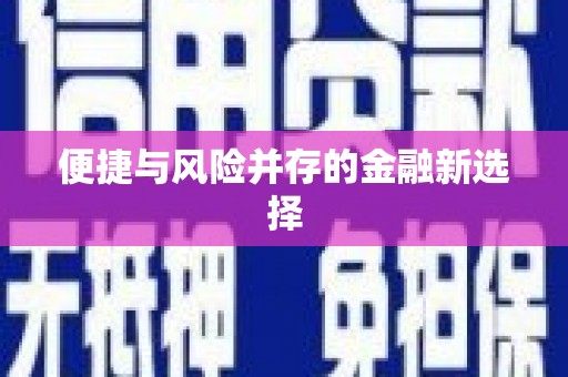 邵阳便捷与风险并存的金融新选择