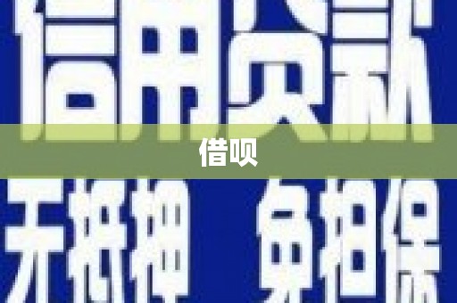 邵阳借呗