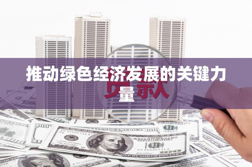 邵阳推动绿色经济发展的关键力量